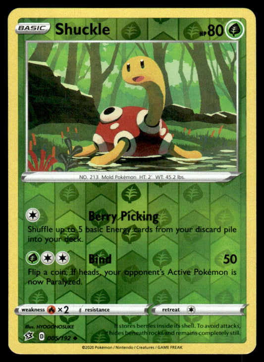 Shuckle 005/192 Reverse - Rebel Clash - Sword & Shield