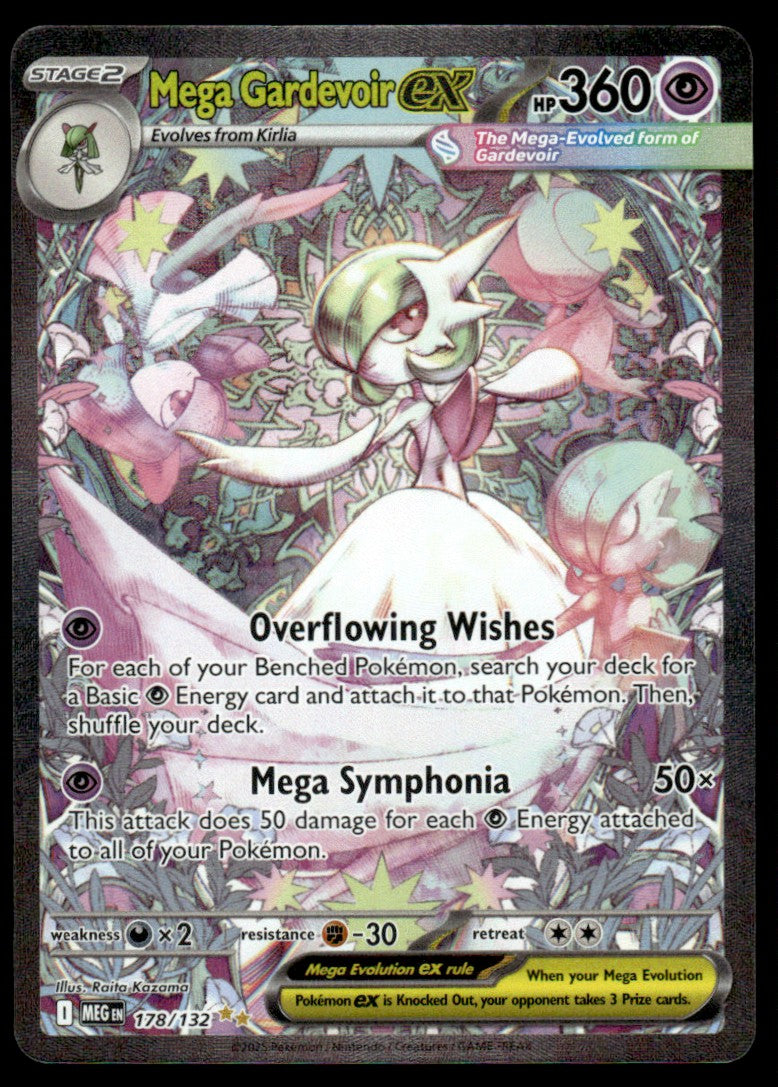 Mega Gardevoir ex 178/132 - Mega Evolution Base Set - Mega Evolution