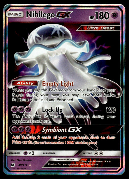 NM Nihilego-GX 49 - Crimson Invasion