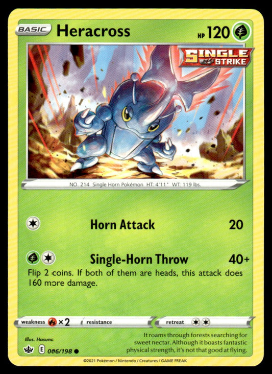Heracross 006/198 Comun - Chilling Reign - Sword & Shield