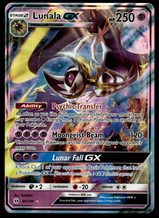 Lunala-GX - NM - 66 - Sun & Moon Base Set