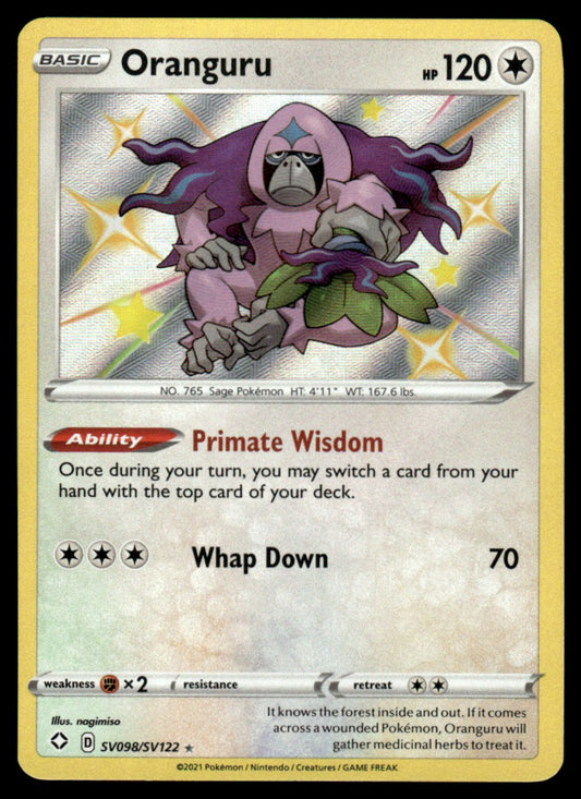 Oranguru SV098/SV122 - Shining Fates - Sword & Shield