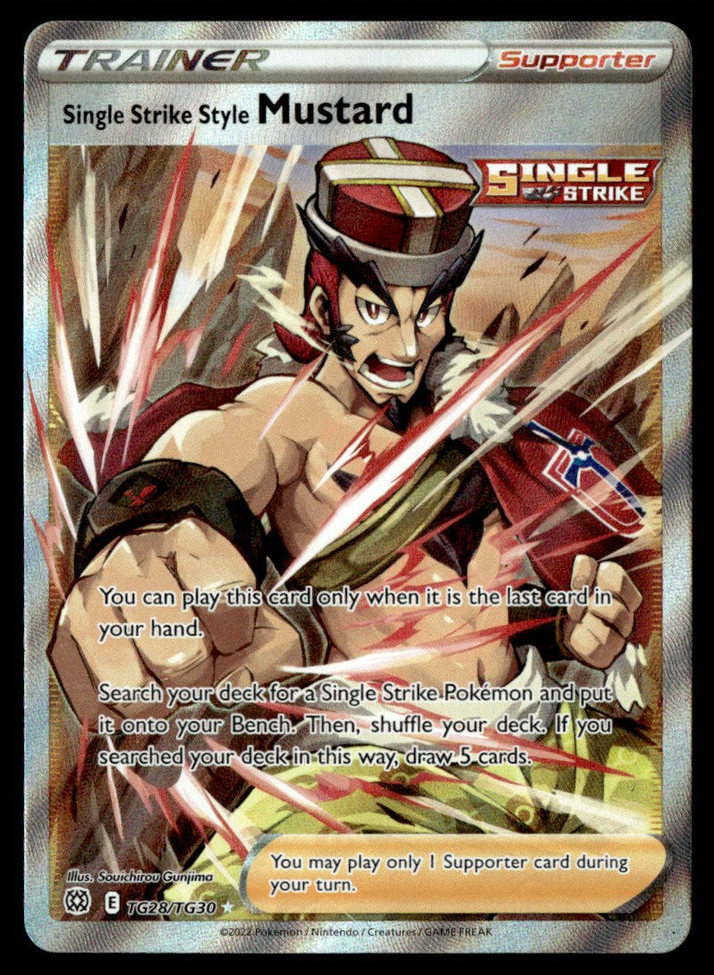 Single Strike Style Mustard TG28/TG30 - Brilliant Stars - Trainer Gallery - Sword & Shield