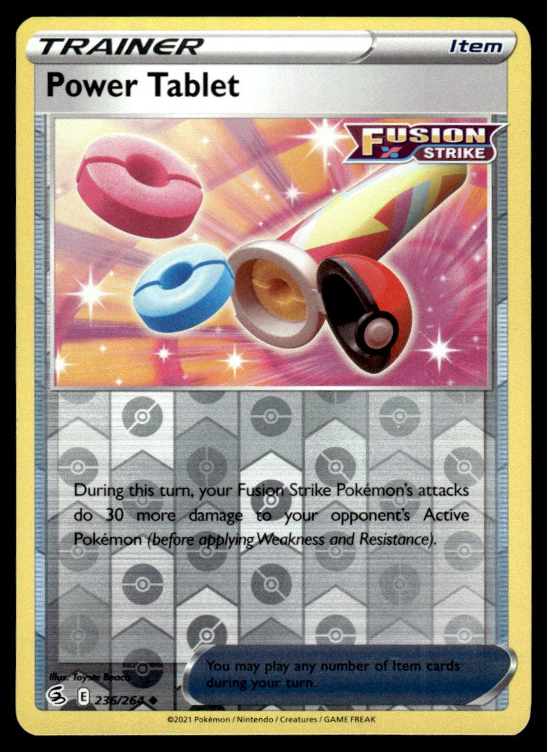 Power Tablet 236/264 Reverse - Fusion Strike - Sword & Shield
