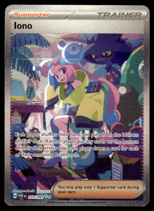 Iono 237/091 - Paldean Fates - Scarlet & Violet