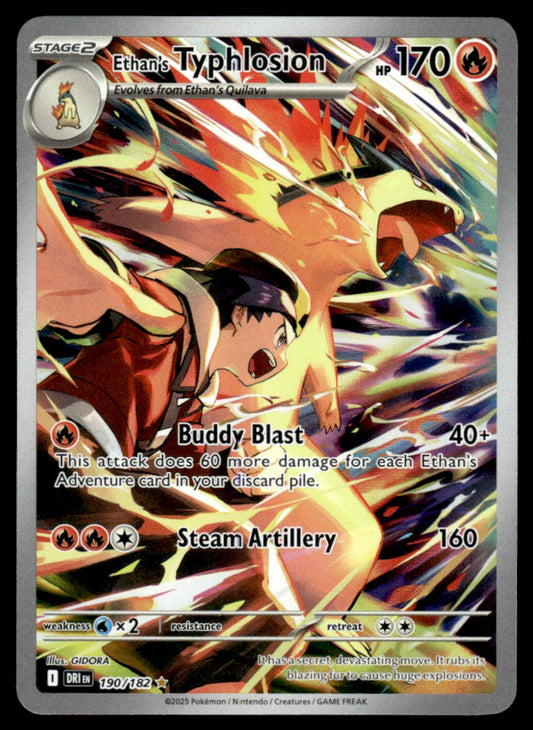 Ethan's Typhlosion 190/182 - Destined Rivals - Scarlet & Violet