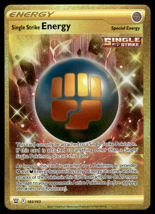 Single Strike Energy 183/163 - Battle Styles - Sword & Shield