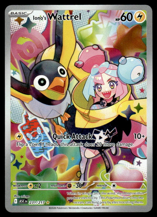 Iono's Wattrel 231/217 - Ascended Heroes - Mega Evolution