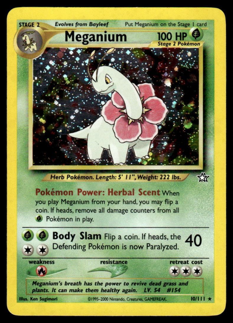 Meganium - LP Holo - 10 - Genesis