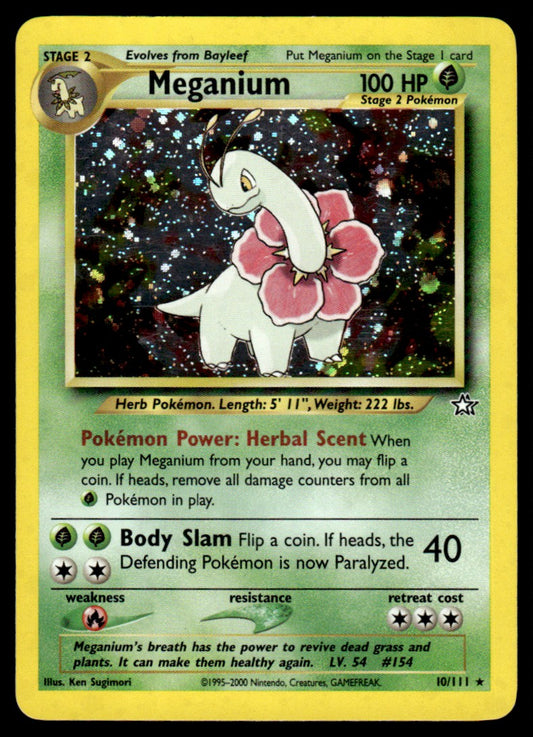 Meganium - LP Holo - 10 - Genesis