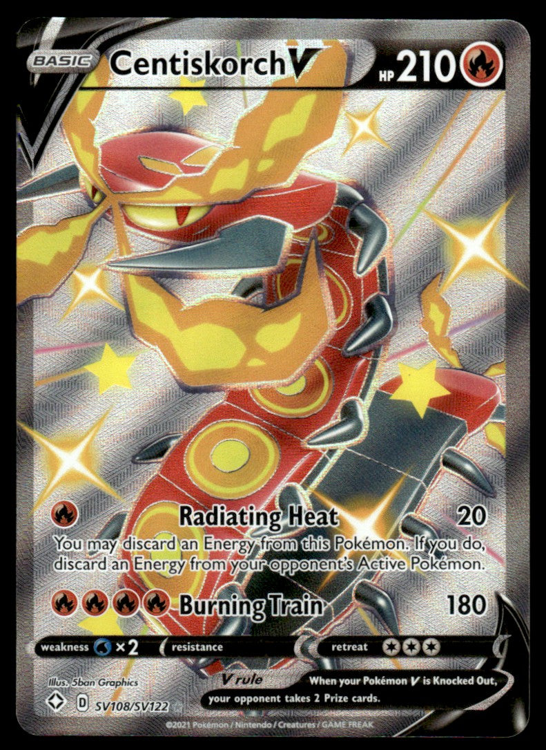 Centiskorch V SV108/SV122 - Shining Fates - Sword & Shield