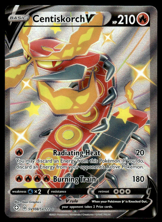 Centiskorch V SV108/SV122 - Shining Fates - Sword & Shield
