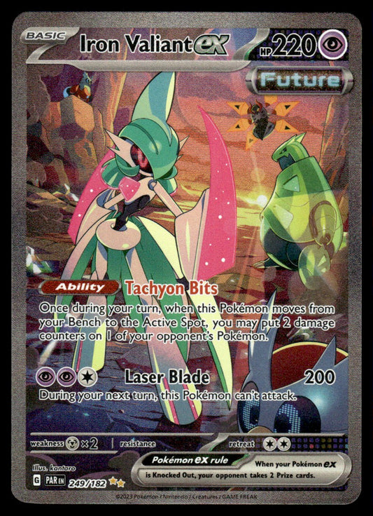 Iron Valiant ex 249/182 - Paradox Rift - Scarlet & Violet