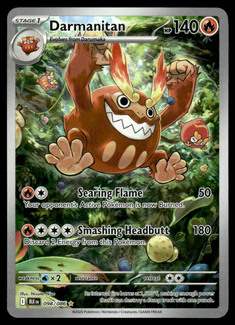 Darmanitan 098/086 - Black Bolt - Scarlet & Violet