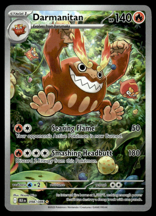 Darmanitan 098/086 - Black Bolt - Scarlet & Violet