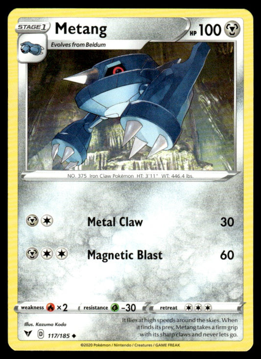 Metang 117/185 Uncomon - Vivid Voltage - Sword & Shield