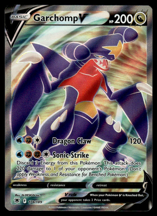 Garchomp V 178/189 - Astral Radiance - Sword & Shield