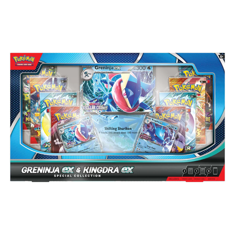 Greninja ex & Kingdra ex Special Collection - Ingles