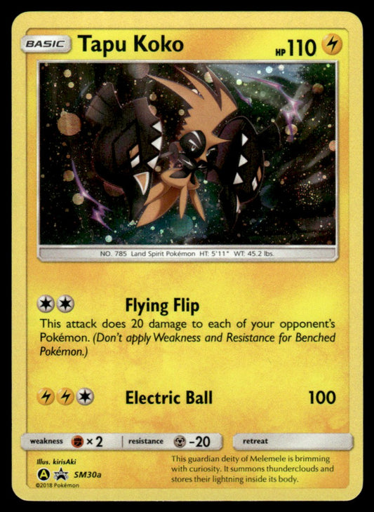 LP - Tapu Koko SM30A - Holo - Sun & Moon Promos