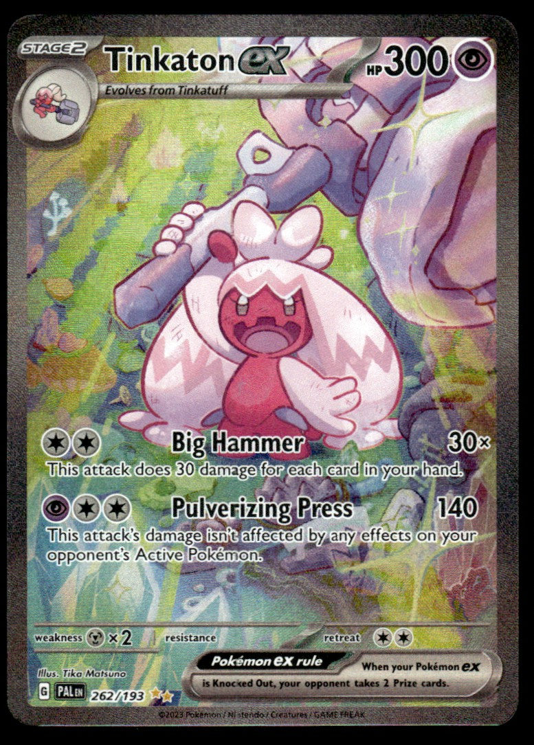Tinkaton ex 262/193 - Paldea Evolved - Scarlet & Violet