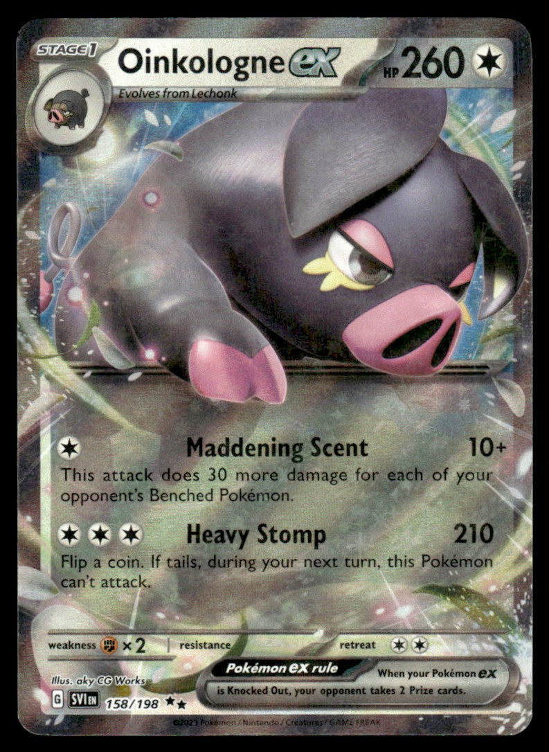 Oinkologne ex 158/198 - Scarlet & Violet Base Set - Scarlet & Violet