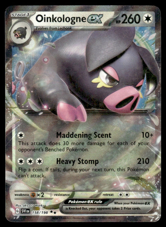 Oinkologne ex 158/198 - Scarlet & Violet Base Set - Scarlet & Violet