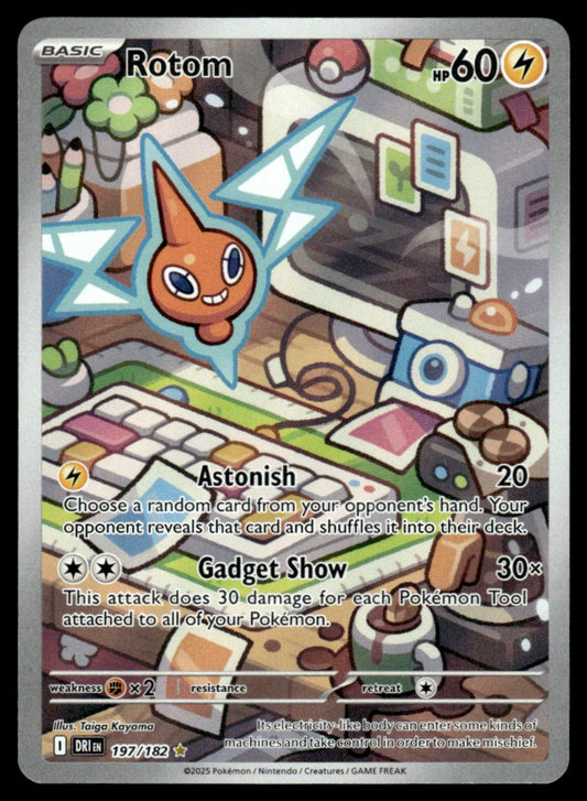 Rotom 197/182 - Destined Rivals - Scarlet & Violet