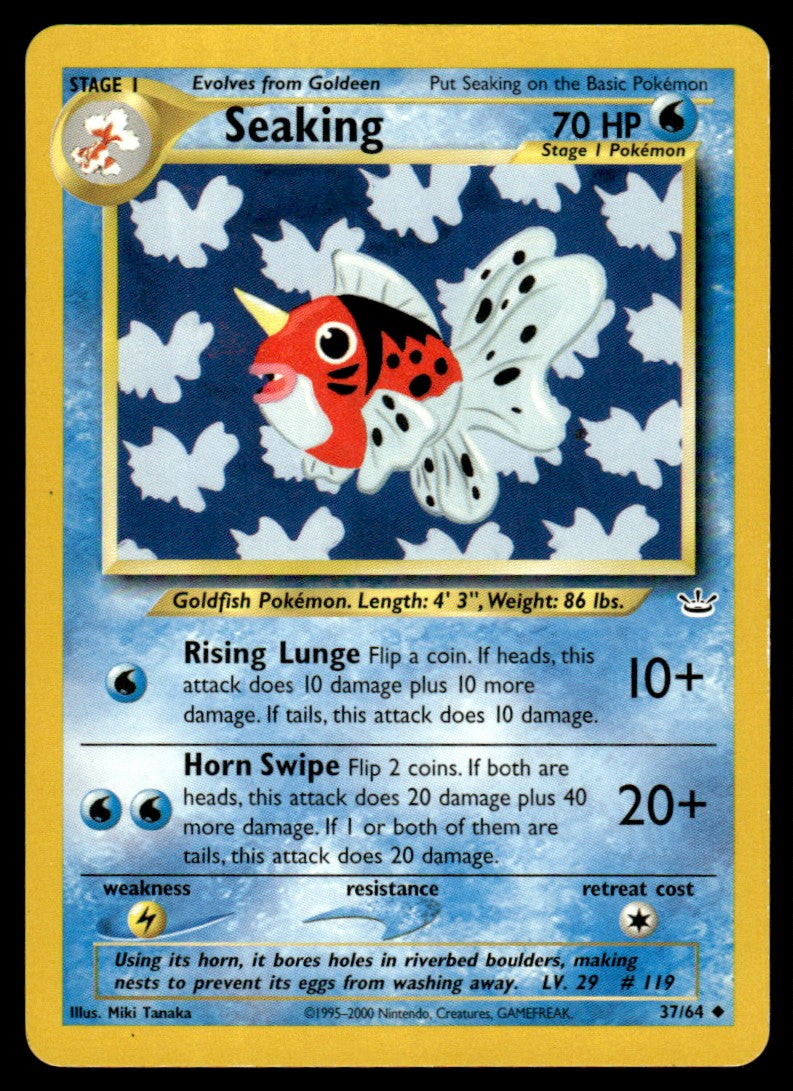 LP Seaking 37 No Holo - Neo Revelation