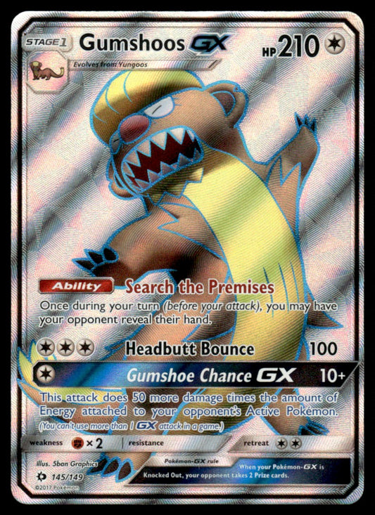 NM Gumshoos-GX 145 - SM Base Set