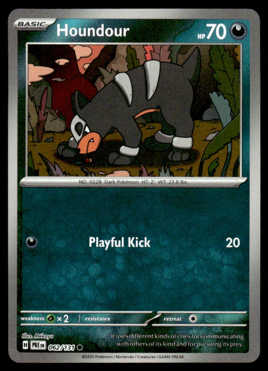Houndour (Master Ball Pattern) 062/131 - Prismatic Evolutions - Scarlet & Violet