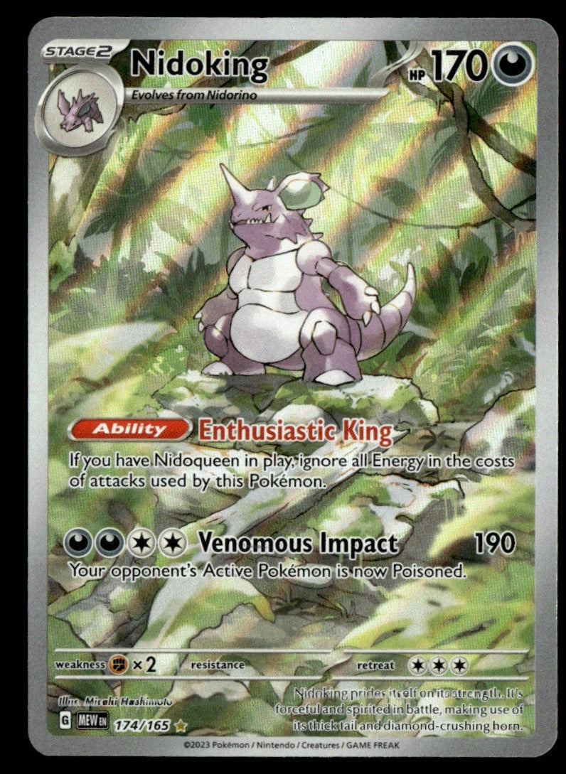 Nidoking 174/165 - Scarlet & Violet - 151 - Scarlet & Violet