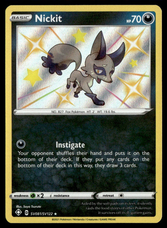 Nickit SV081/SV122 - Shining Fates - Sword & Shield