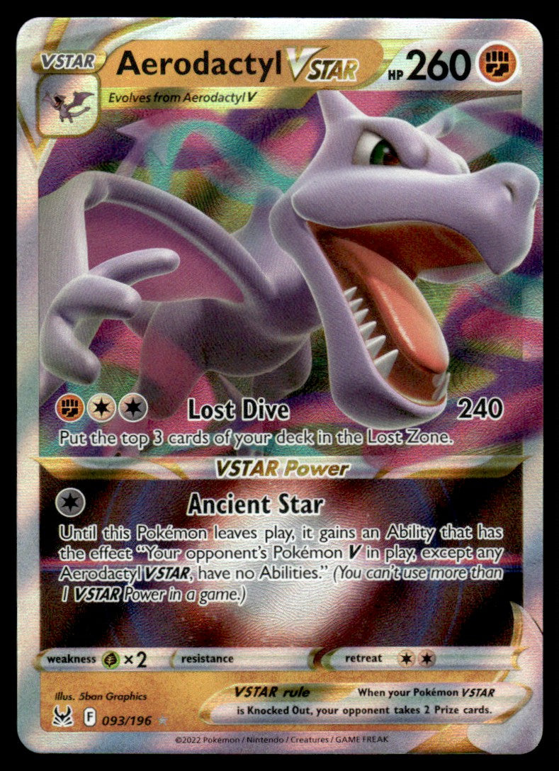 Aerodactyl VSTAR 093/196 - Lost Origin - Sword & Shield