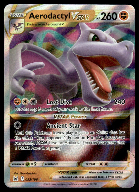 Aerodactyl VSTAR 093/196 - Lost Origin - Sword & Shield