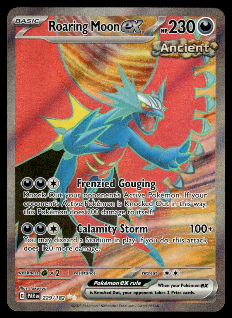 Roaring Moon ex 229 - Paradox Rift - Scarlet & Violet
