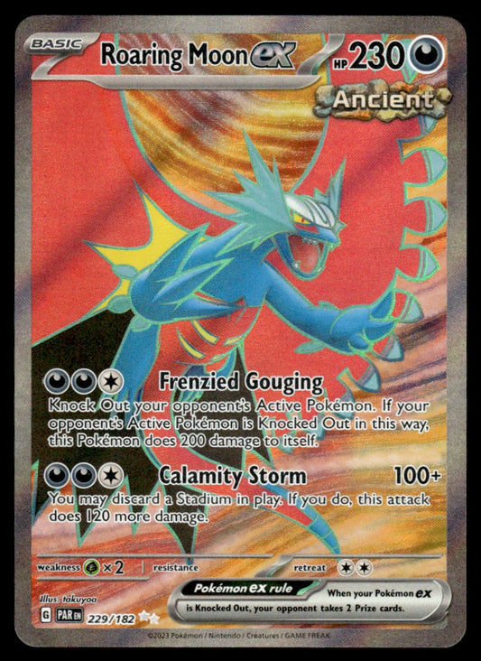Roaring Moon ex 229 - Paradox Rift - Scarlet & Violet