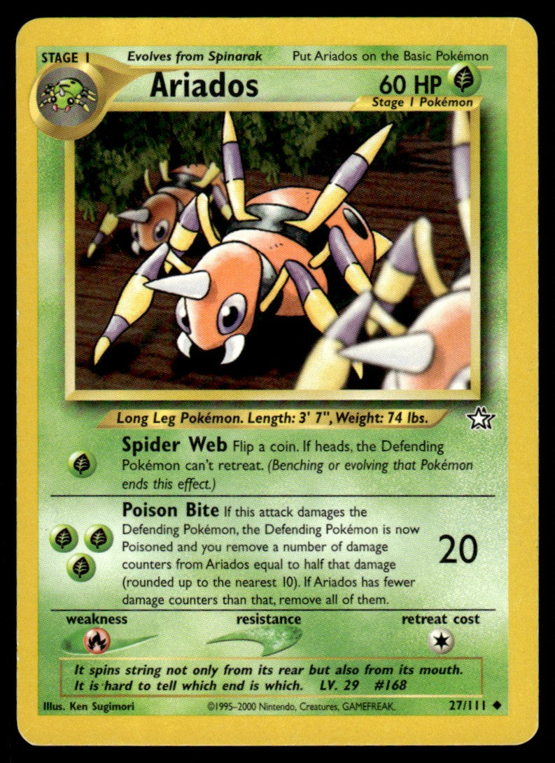 LP Ariados 27 No Holo - Neo Genesis