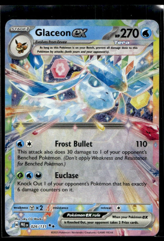 Glaceon ex 026/131 - Prismatic Evolutions - Scarlet & Violet