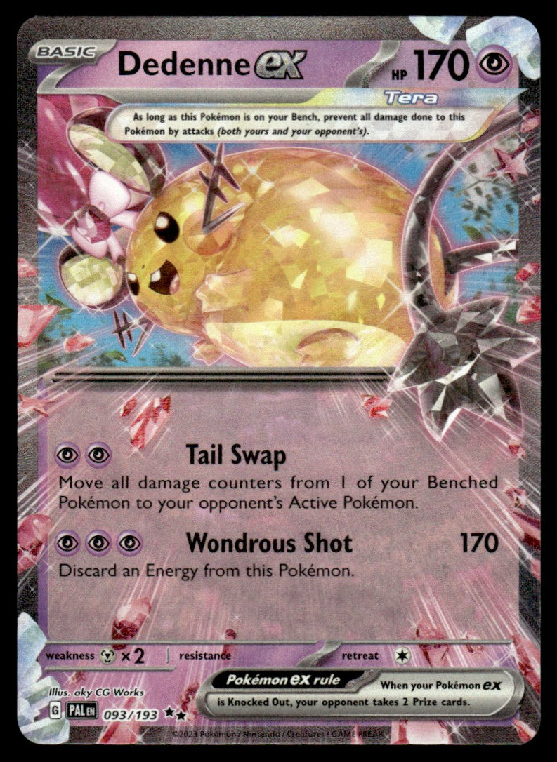 Dedenne ex 093/193 - Paldea Evolved - Scarlet & Violet