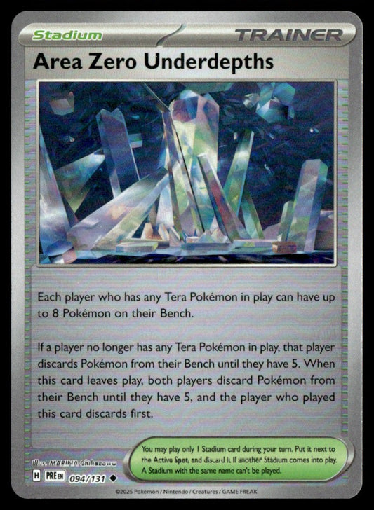 Area Zero Underdepths (Poke Ball Pattern) 094/131 - Prismatic Evolutions - Scarlet & Violet