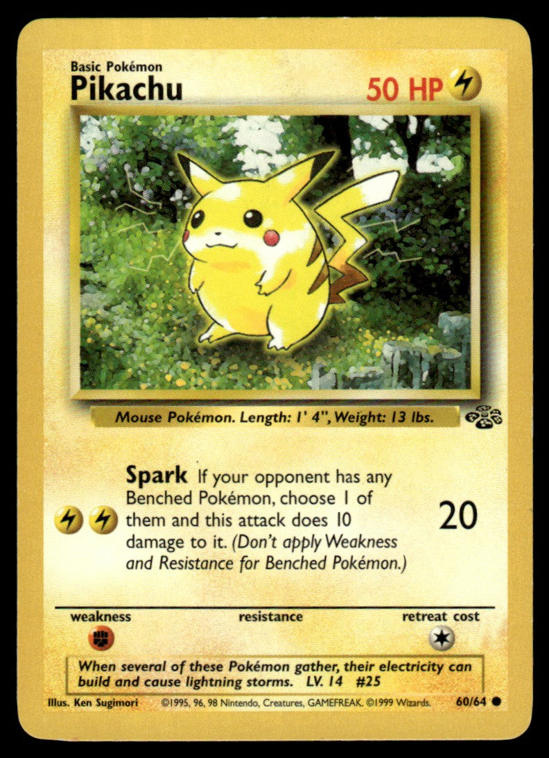 LP Pikachu 60 No Holo - Jungle