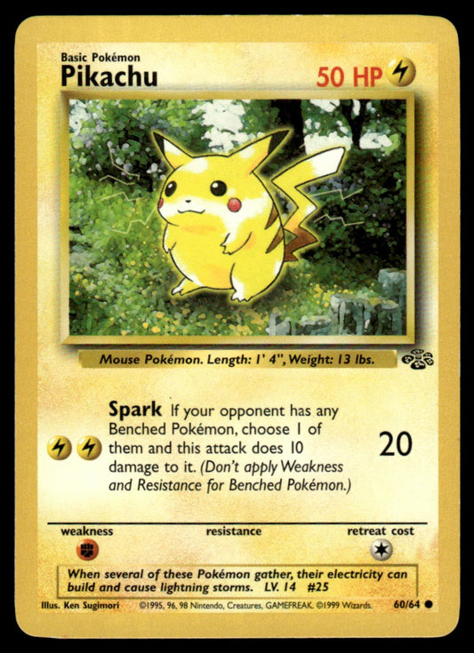 LP Pikachu 60 No Holo - Jungle