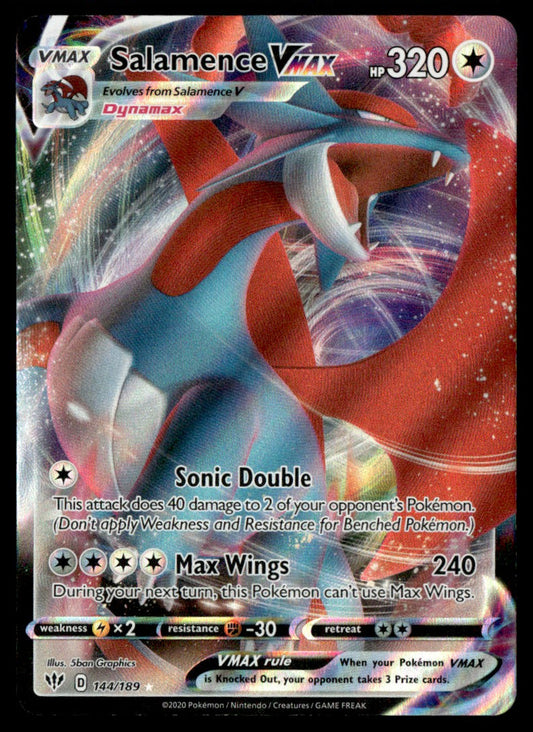 Salamence VMAX 144/189 - Darkness Ablaze - Sword & Shield