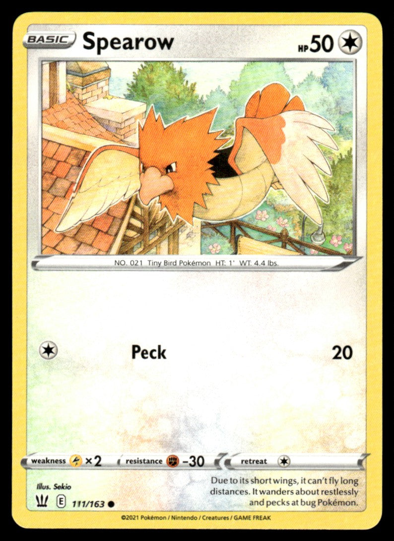 Spearow 111/163 Comun - Battle Styles - Sword & Shield
