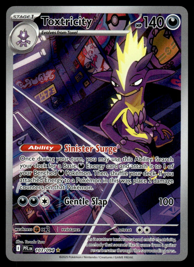 Toxtricity 103 - Phantasmal Flames - Mega Evolution