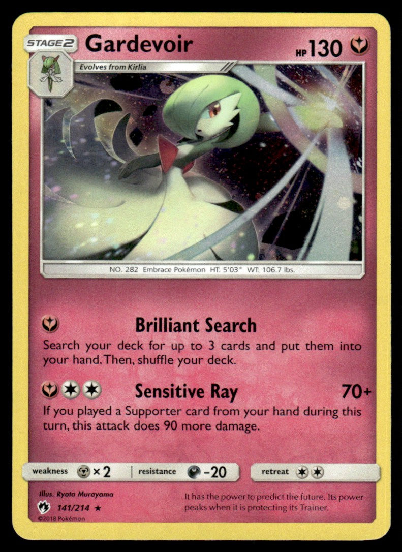 NM - Gardevoir 141 - Holo - Lost Thunder