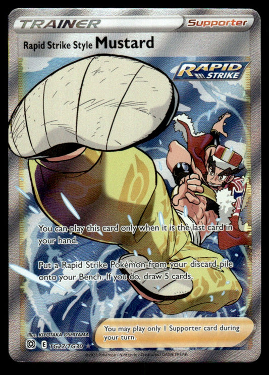 Rapid Strike Style Mustard TG27/TG30 - Brilliant Stars - Trainer Gallery - Sword & Shield