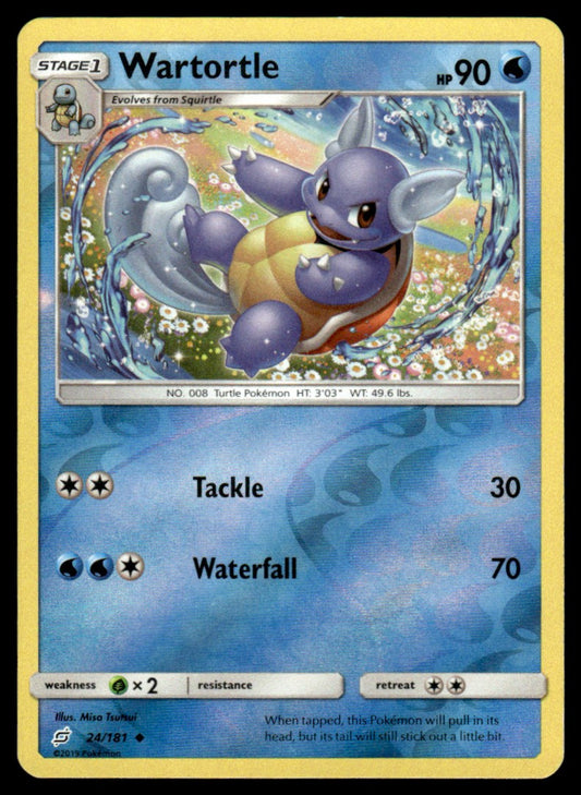 NM - Wartortle 24 - Reverse - Team Up