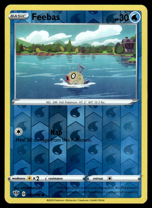 Feebas 038/189 Reverse - Darkness Ablaze - Sword & Shield