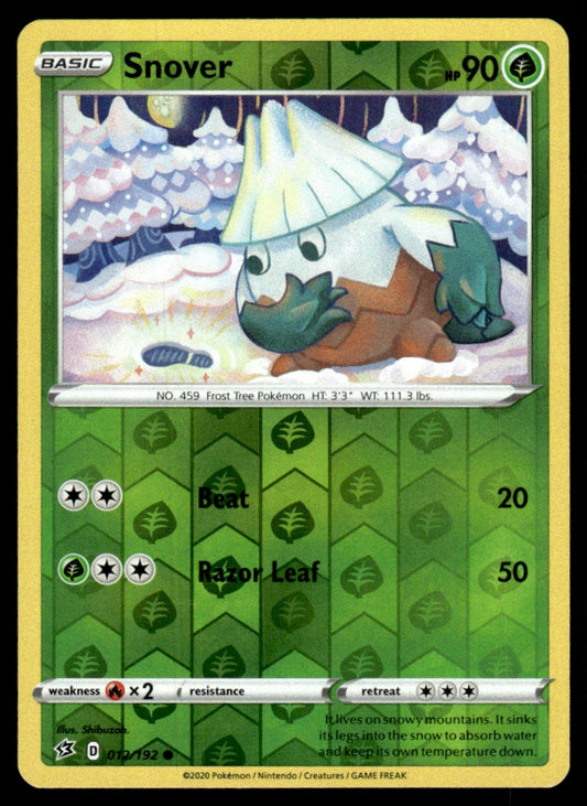 Snover 012/192 Reverse - Rebel Clash - Sword & Shield